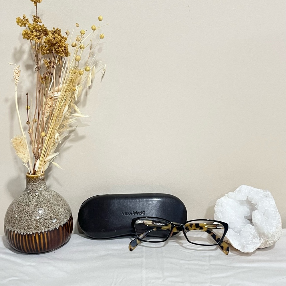 Authentic Vera Wang glasses and case